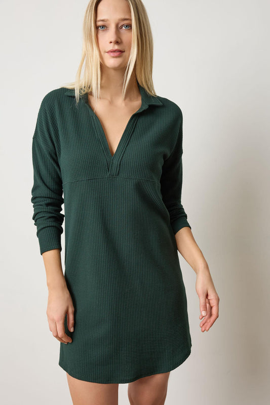 The Waffle Polo Mini Dress
