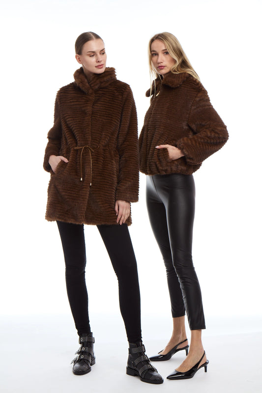 Fabiana Coat New Mink Fur