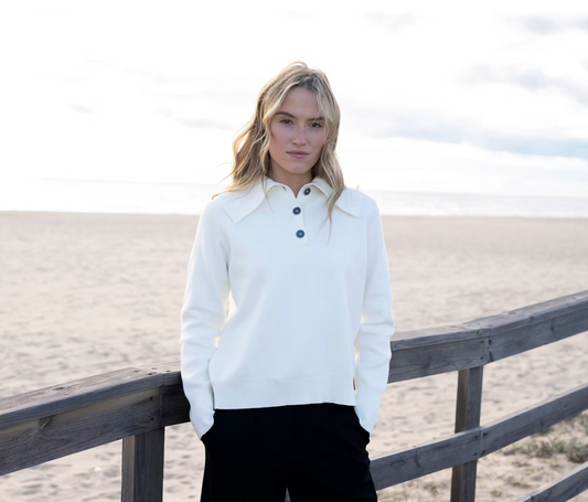 Collared Button-Up Sweater