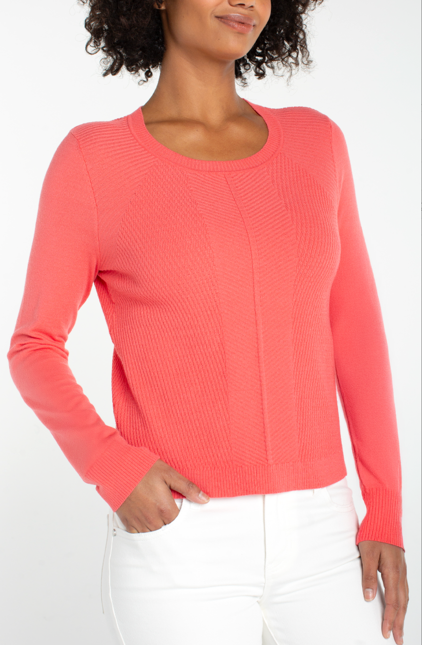 Coral Coast Textured Sweater