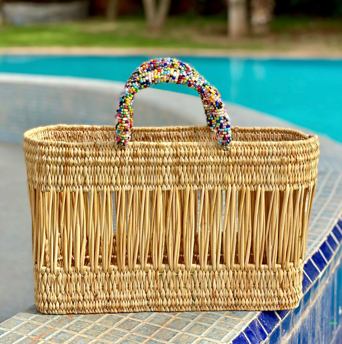 Souira Multicolor Beading Bag