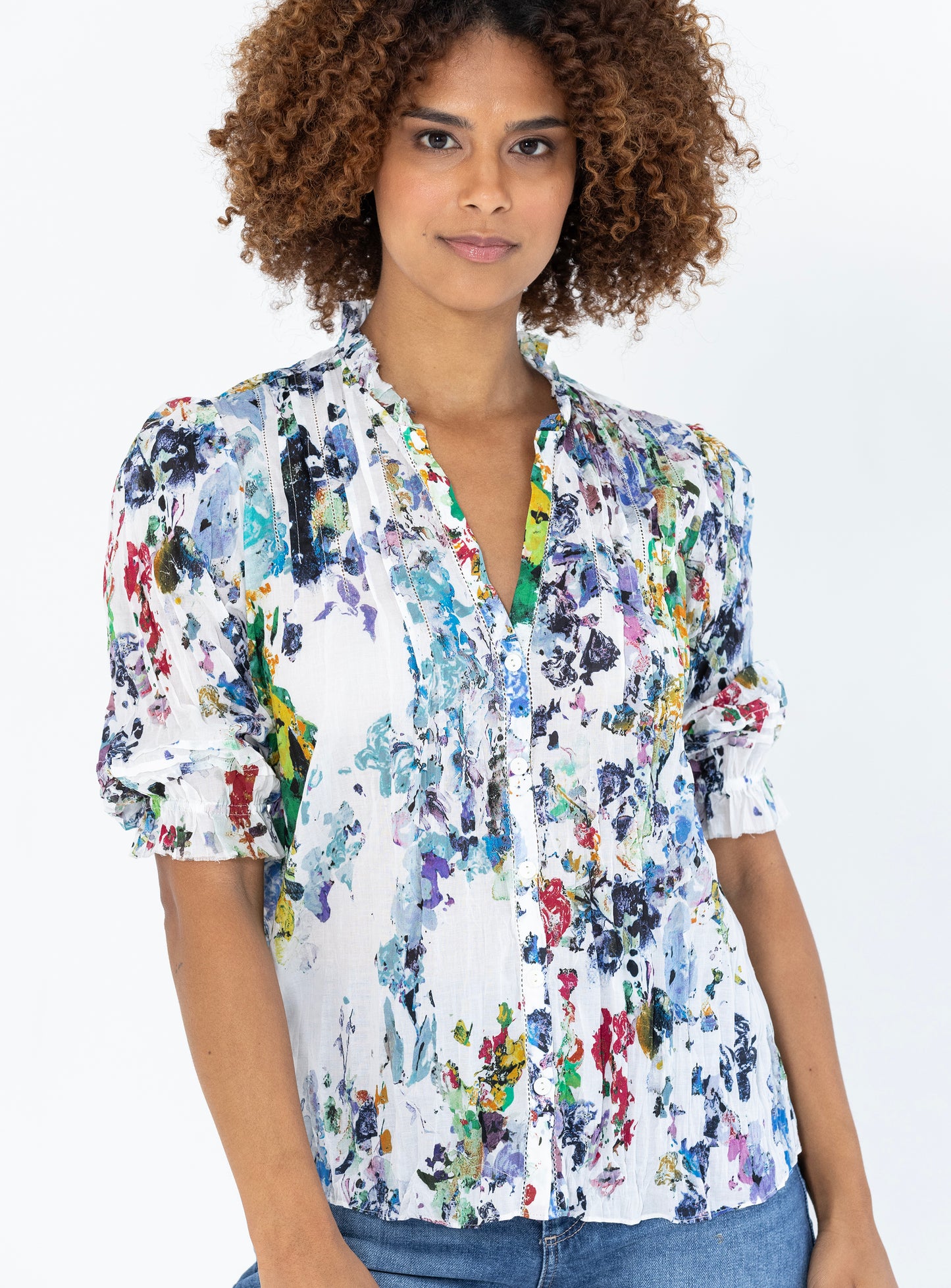 The Petals & Paint Blouse