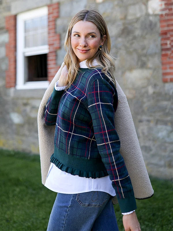 Haley Ruffle Sweater