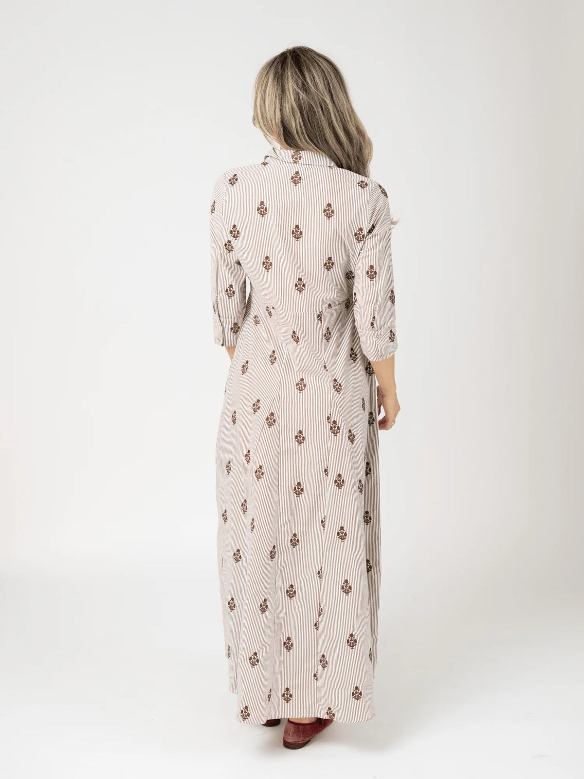 Alexa Brown Stripe Dress