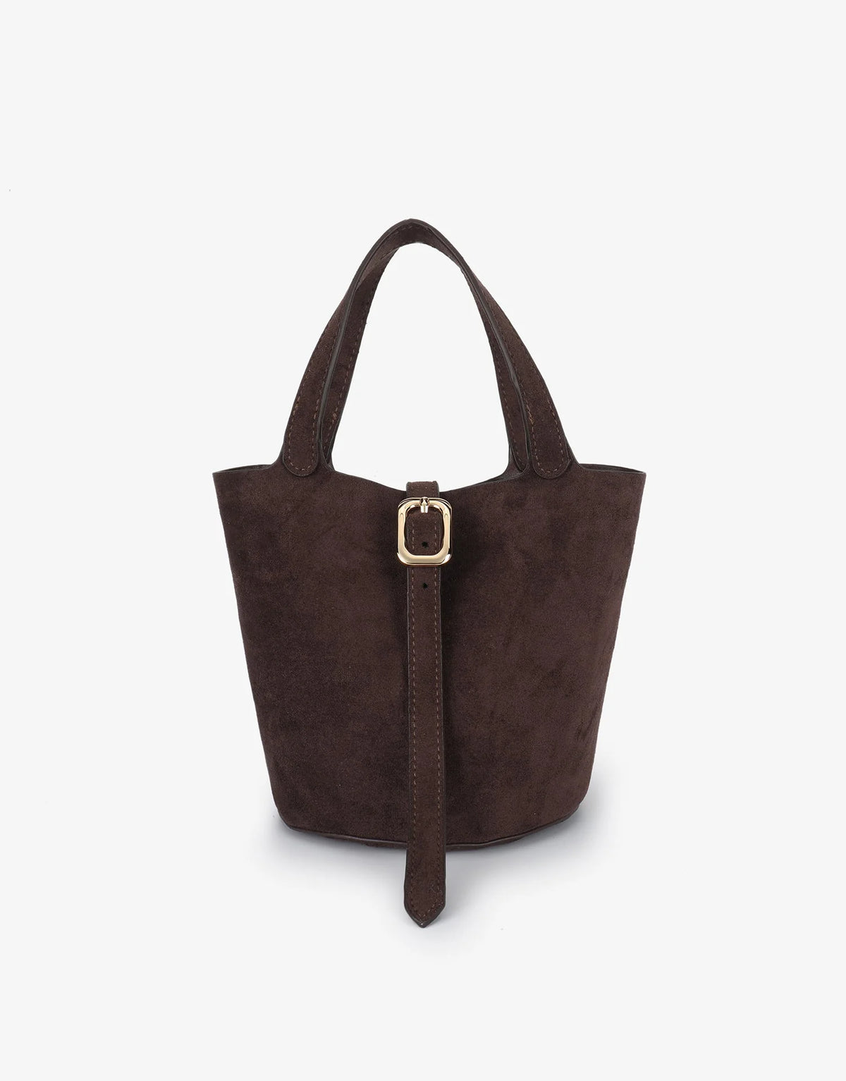 Chocolate Brown Bucket Bag