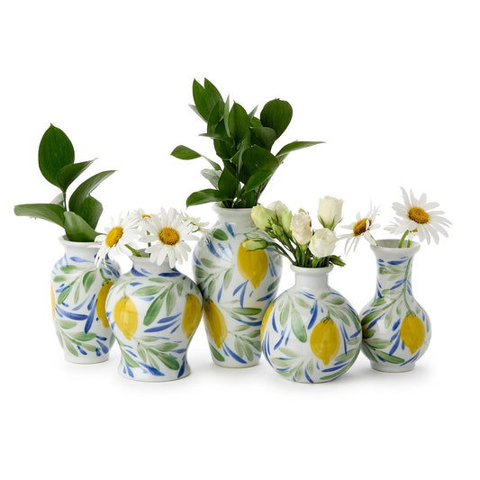 Lemon Grove Mini Lemon Vase