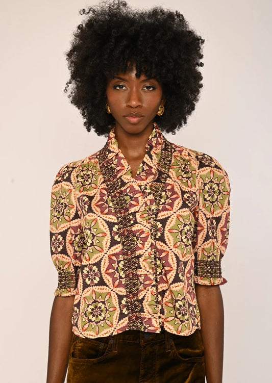 Zuri Blouse Medallion
