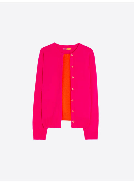 Double Layer Sweater Pink and Orange