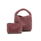 Classic Woven Bag - Burgundy