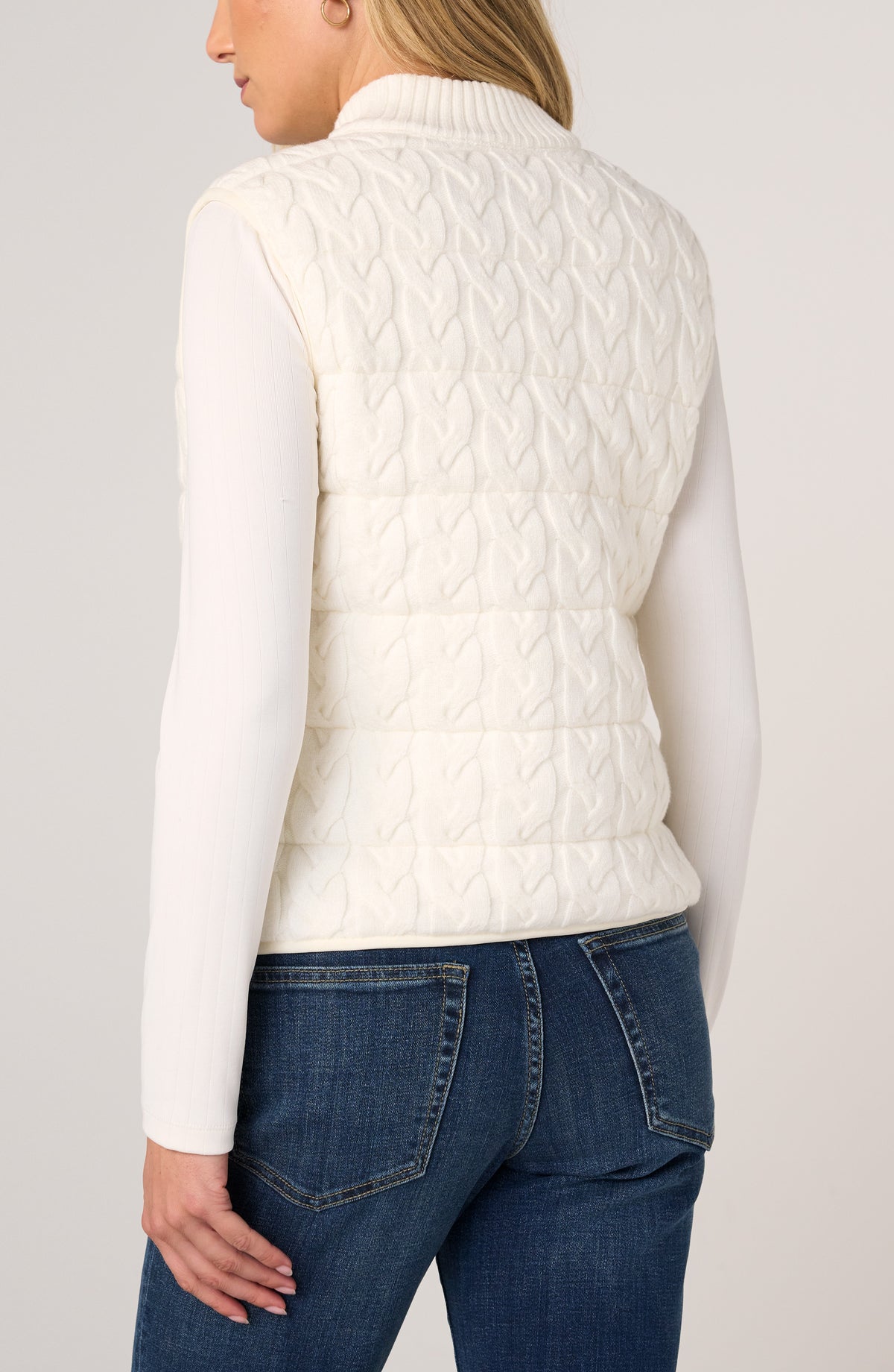 Cream Reversible Vest