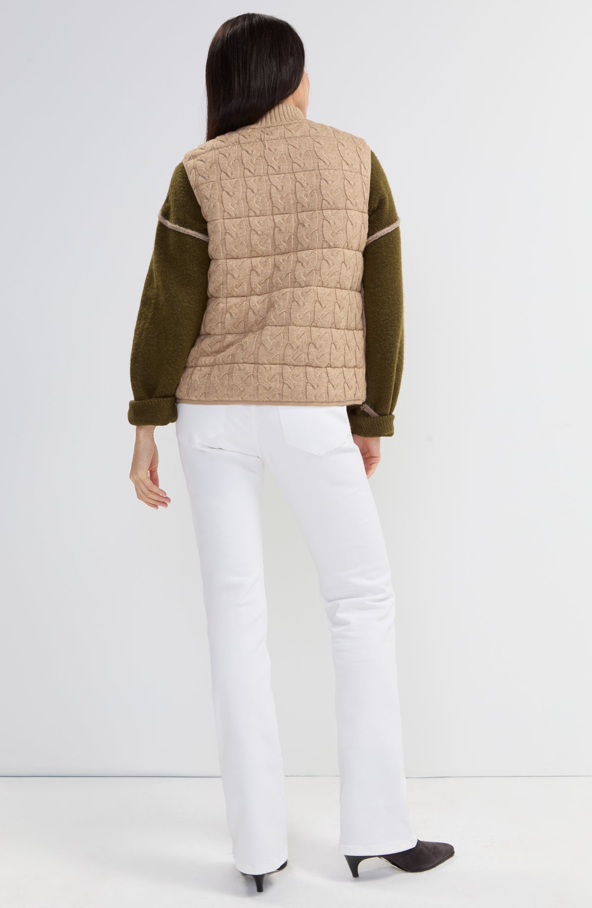 Khaki Reversible Vest