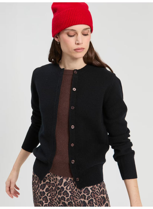 Double Layer Sweater Brown and Black